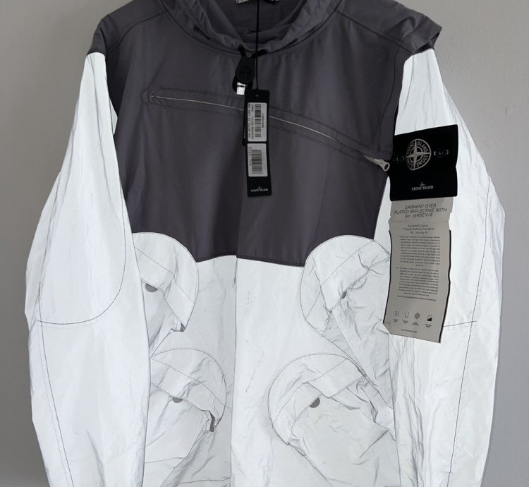 Stone Island Garment Dyed Plated Reflective Jacket