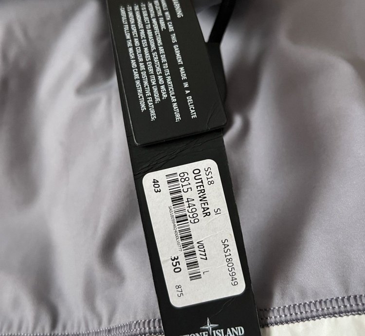 Stone Island Garment Dyed Plated Reflective Jacket