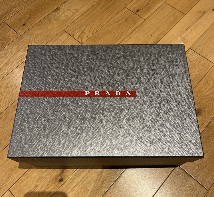 Prada America Cup Patent Red Sneaker