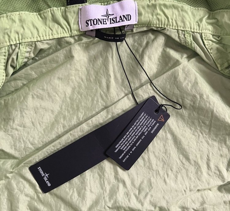 Stone Island Garment Dyed Plated Reflective Mussola Gommata