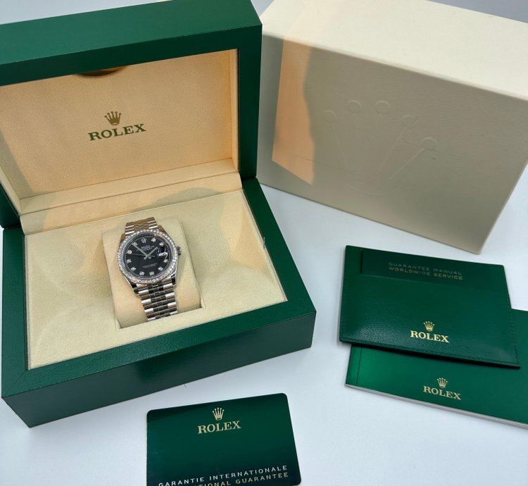 Rolex Datejust 36 Diamonds Black Jub