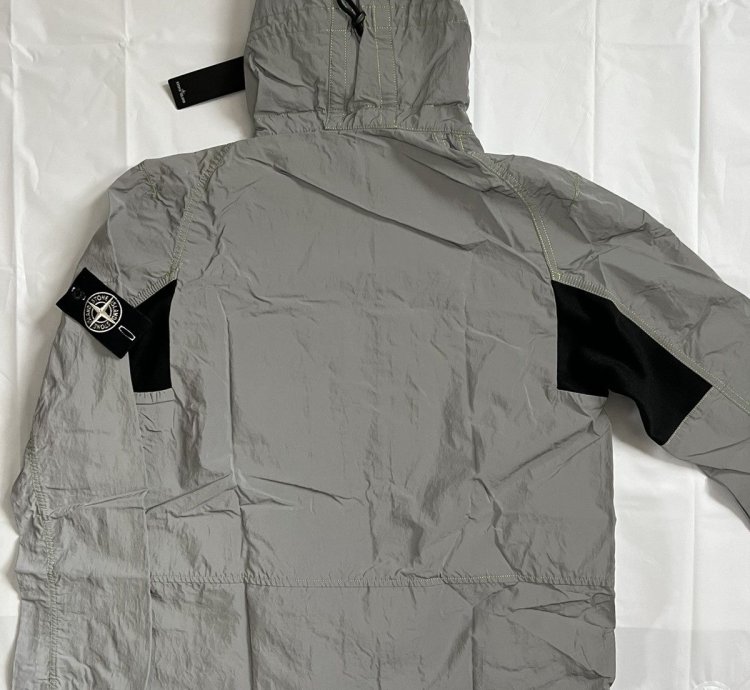 Stone Island Garment Dyed Plated Reflective Mussola Gommata