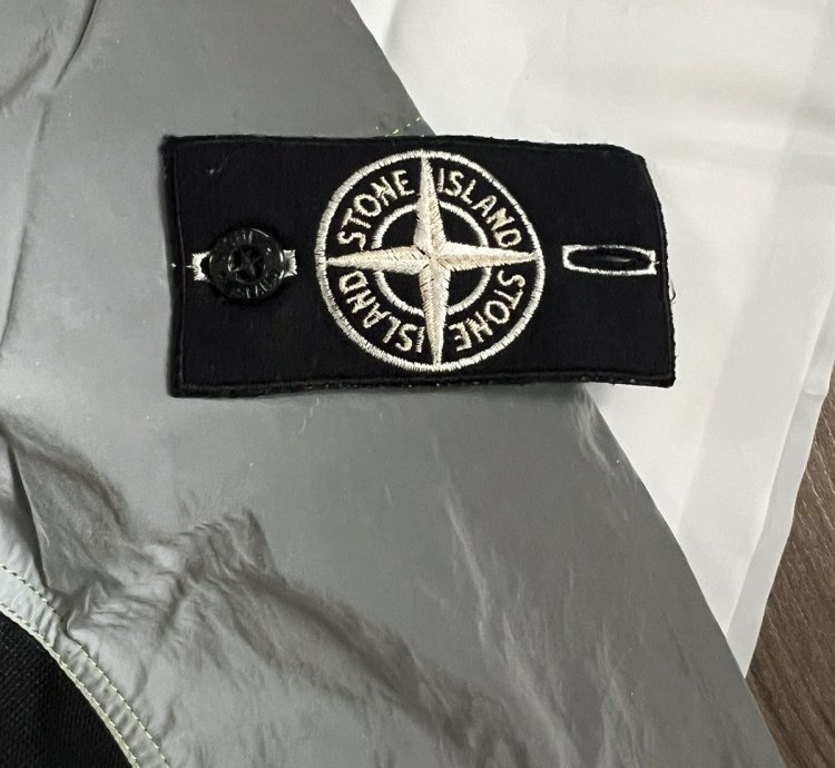 Stone Island Garment Dyed Plated Reflective Mussola Gommata