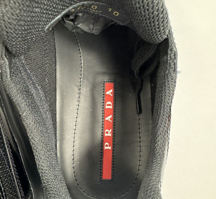 Prada America Cup Patent Sneakers