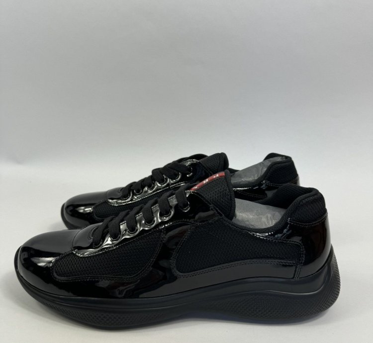 Prada America Cup Patent Sneakers