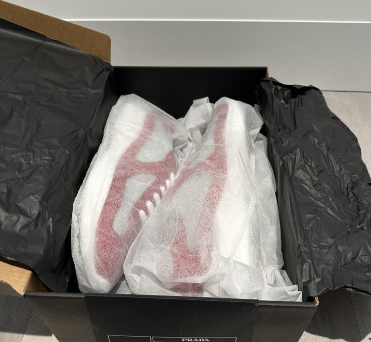 Prada America Cup Red Silver