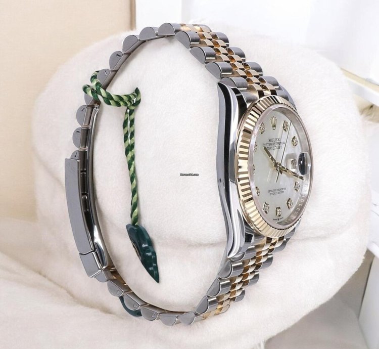 Rolex Datejust 36 Gold Steel Mother Of Pearl With Diamond Unworn 2025