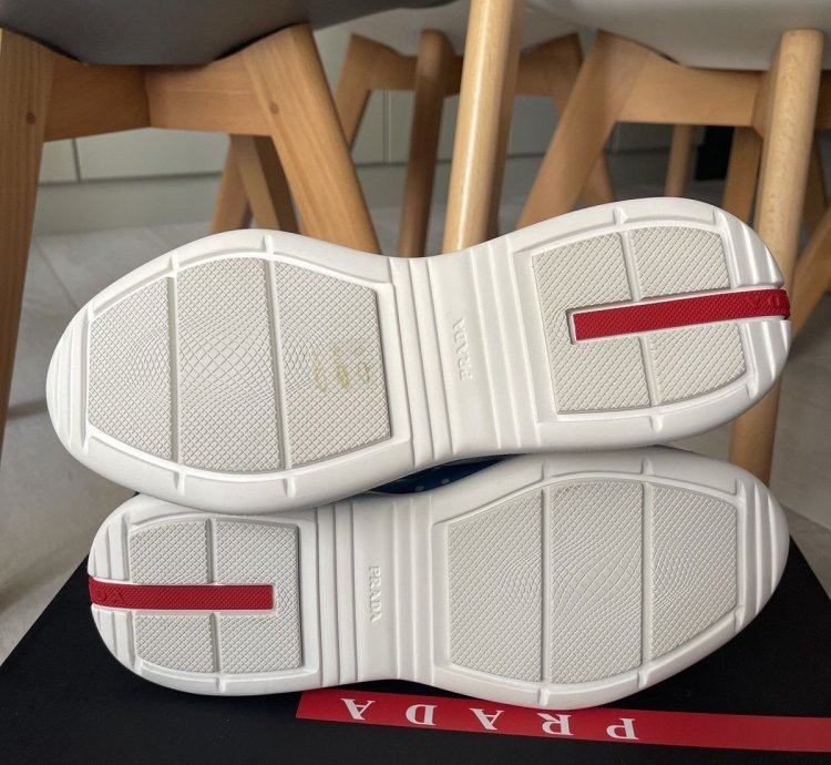 Prada America Cup Sneaker Light Blue