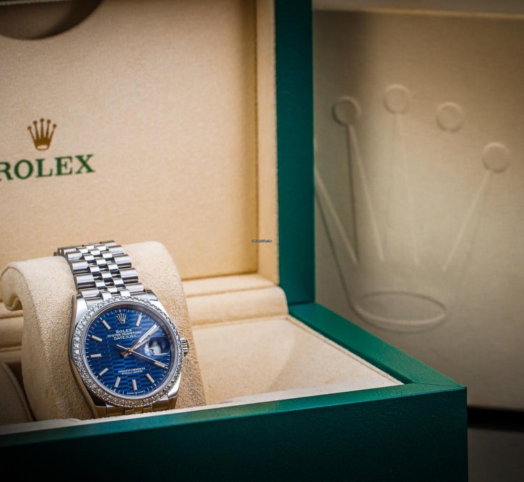 Rolex Datejust 36 Iced Blue Fluted Motif