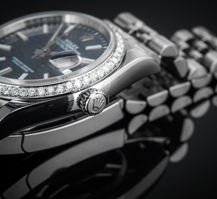 Rolex Datejust 36 Iced Blue Fluted Motif