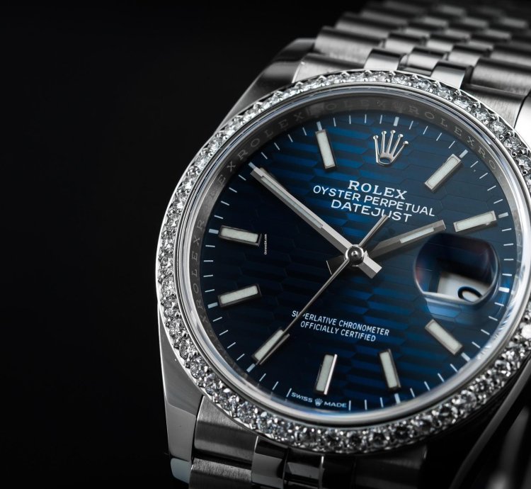 Rolex Datejust 36 Iced Blue Fluted Motif
