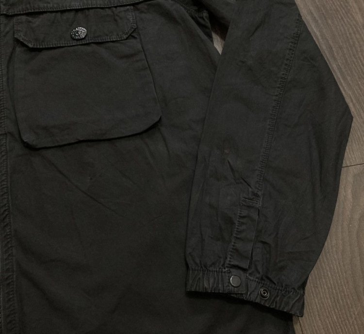 Stone Island Garment Dyed Zip Overshirt Jacket New
