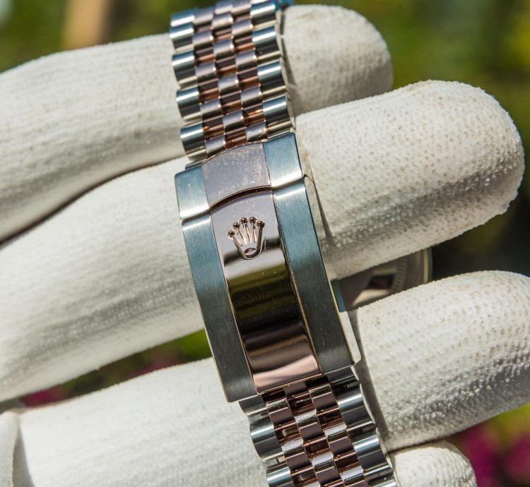 Rolex Datejust 36 Mother Of Pearl Dial - Everose Gold Steel Jubilee Bracelet