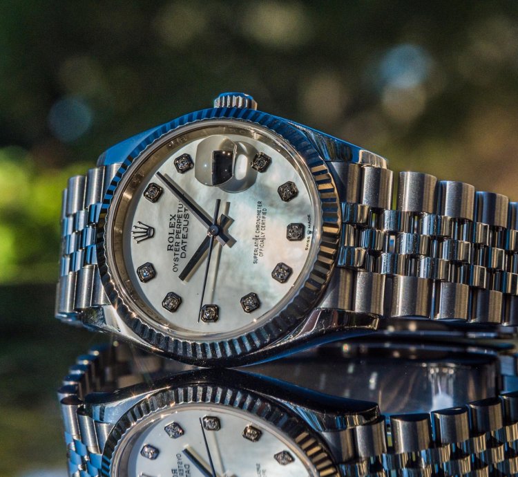 Rolex Datejust 36 Mother Of Pearl Diamond Set Dial