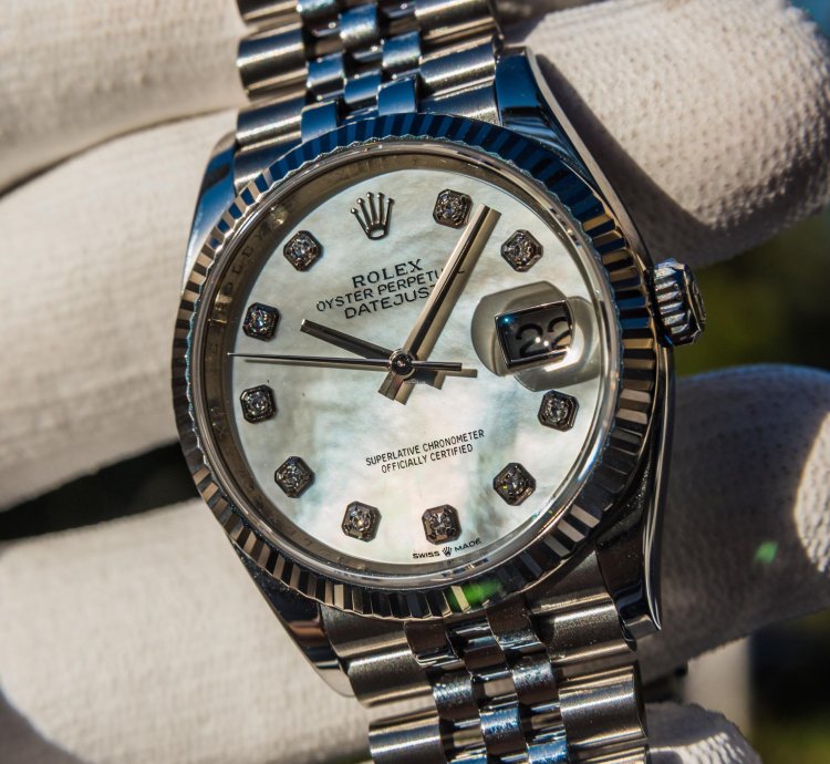 Rolex Datejust 36 Mother Of Pearl Diamond Set Dial
