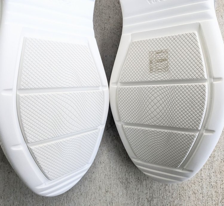 Prada America Cup White Silver 11 Patent Leather Low Tops
