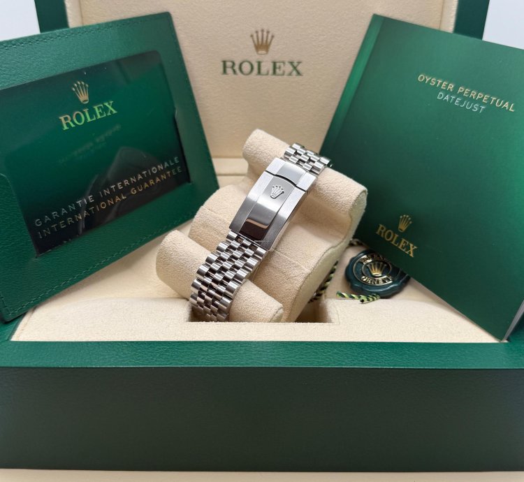 Rolex Datejust 36 New 2023 Mother Of Pearl Diamond Dial Diamond Bezel Stainless Steel Jubilee