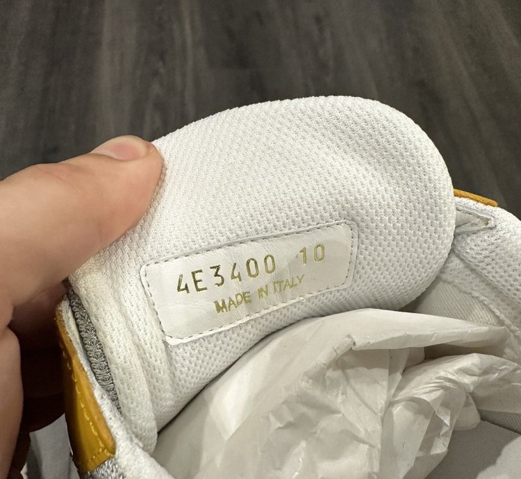 Prada America Cup Yellow Sneaker Size 10