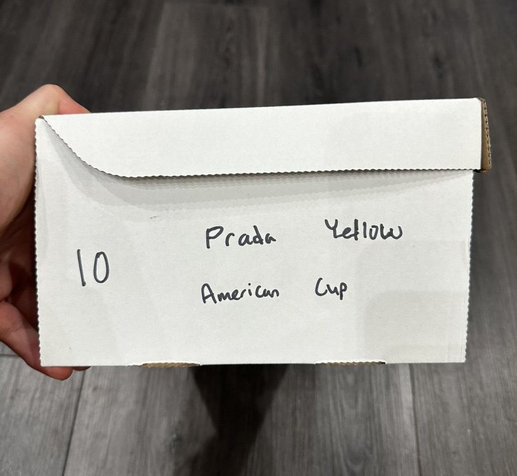 Prada America Cup Yellow Sneaker Size 10