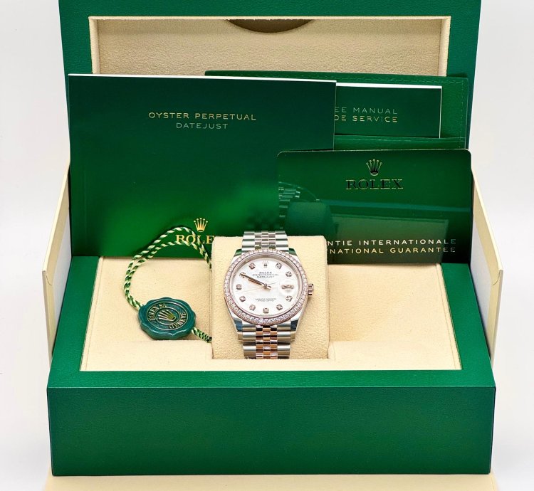 Rolex Datejust 36 New 2024 Mother Of Pearl Diamond Datejust 36