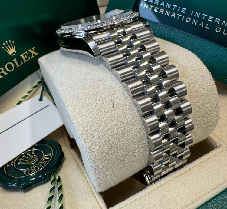 Rolex Datejust 36 New 2024 Mother Of Pearl Diamond Dial Diamond Bezel Stainless Steel Jubilee