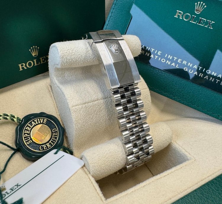 Rolex Datejust 36 New 2024 Purple Pave 6 9 Diamond Dial Stainless Steel Diamond Bezel Jubilee