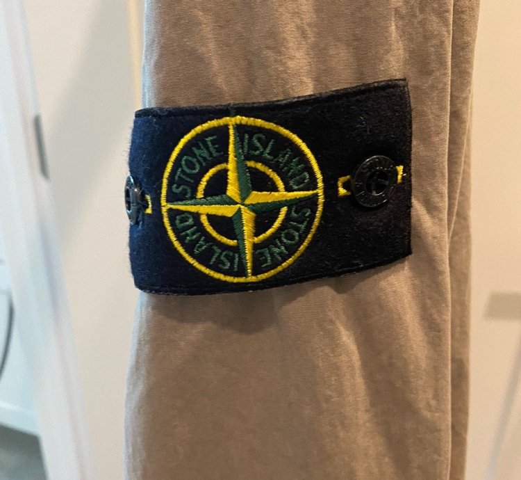 Stone Island Grey Garment-dyed Jacket size