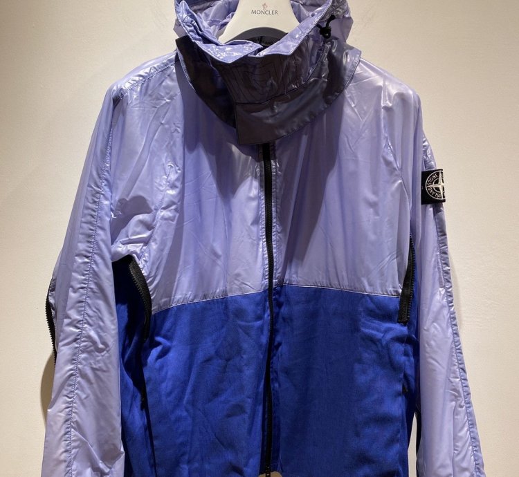 Stone Island Heat Reactive Hooded Jacket Blue Size