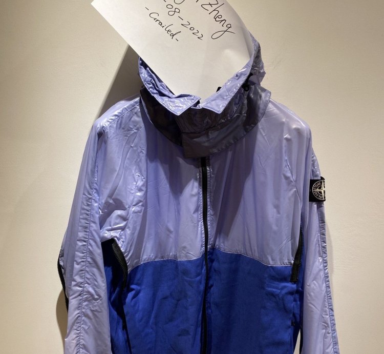 Stone Island Heat Reactive Hooded Jacket Blue Size