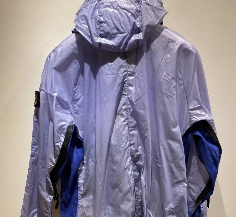 Stone Island Heat Reactive Hooded Jacket Blue Size