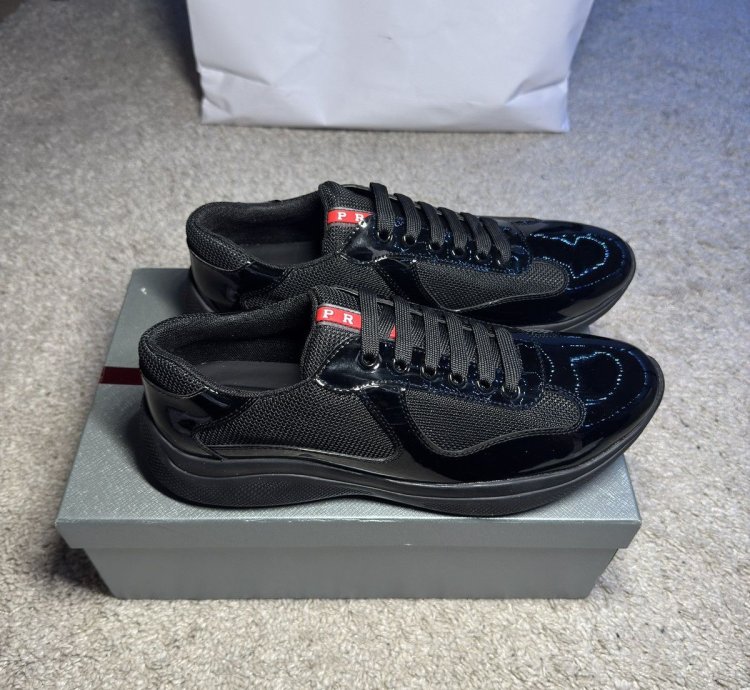 Prada Americas Cup Black Patent