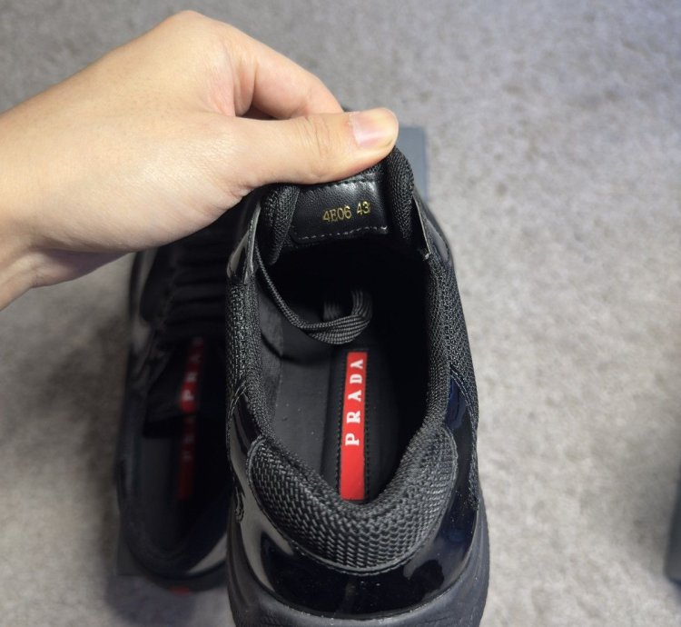 Prada Americas Cup Black Patent