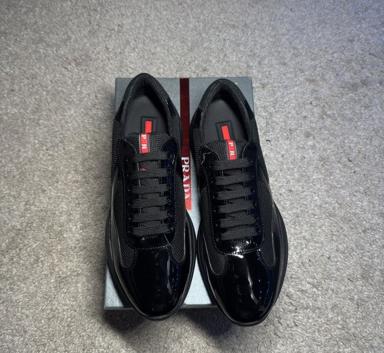 Prada Americas Cup Black Patent