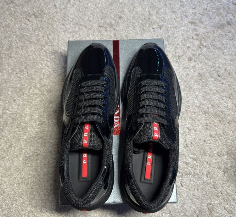 Prada Americas Cup Black Patent