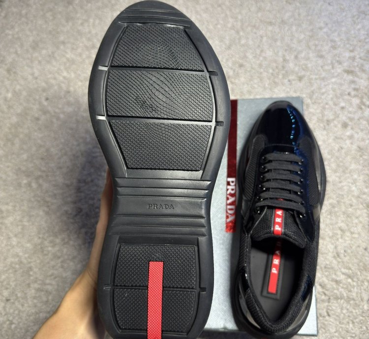 Prada Americas Cup Black Patent