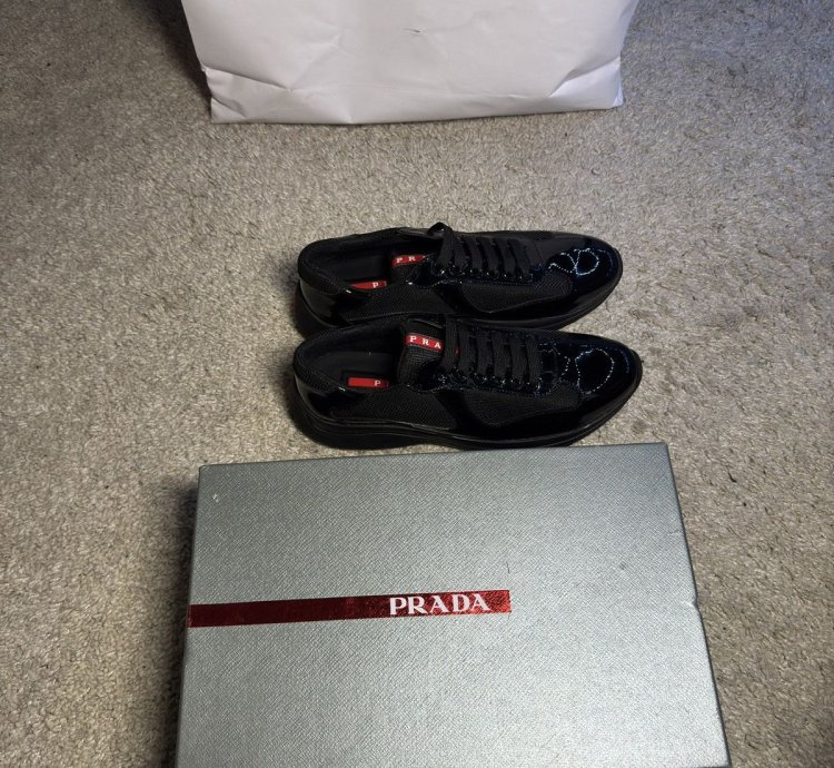 Prada Americas Cup Black Patent