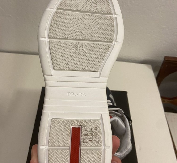 Prada Americas Cup Hightop Patent Leather Sneakers Brand New