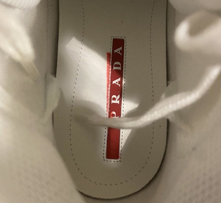 Prada Americas Cup Hightop Patent Leather Sneakers Brand New