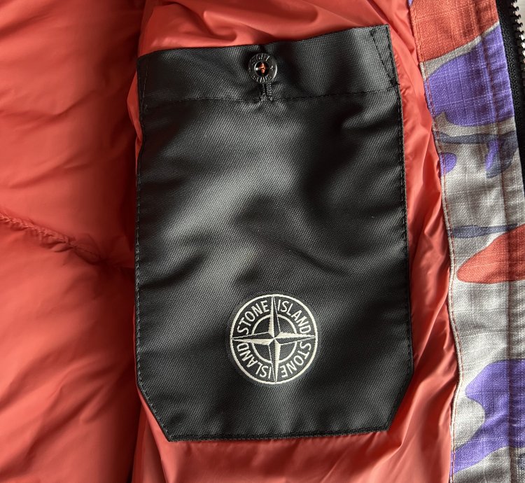 Stone Island Heritage Camo Ripstop Nylon Down Jacket