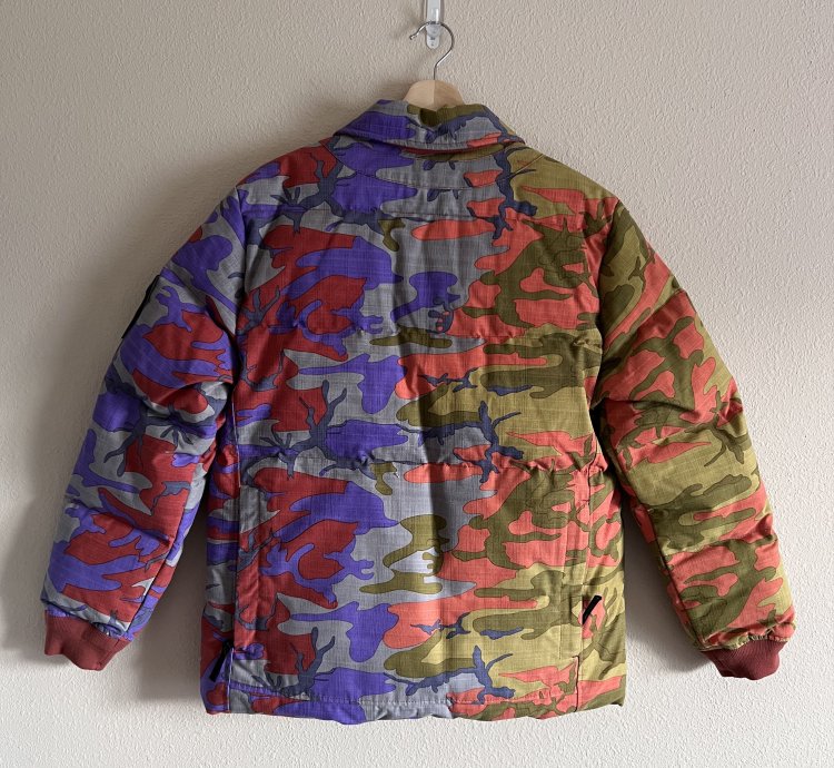 Stone Island Heritage Camo Ripstop Nylon Down Jacket