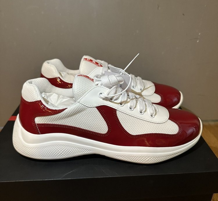 Prada Americas Cup Patent Sneaker