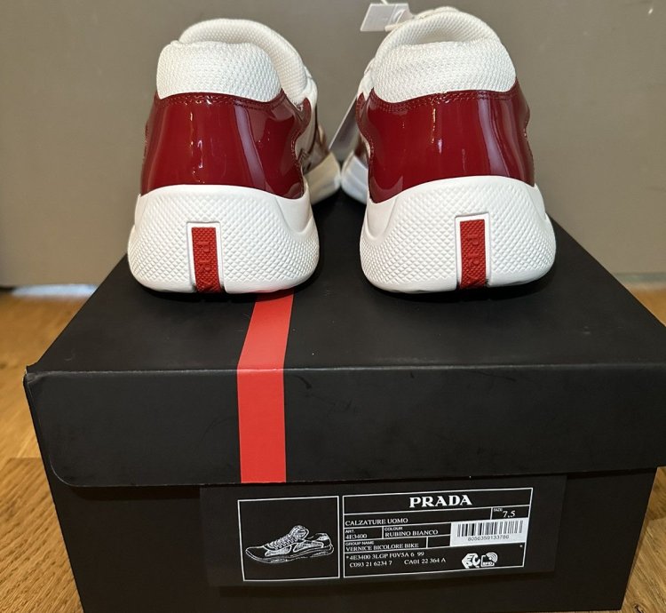 Prada Americas Cup Patent Sneaker
