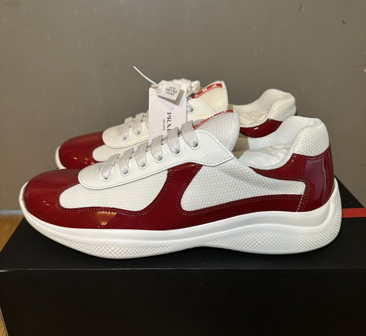 Prada Americas Cup Patent Sneaker