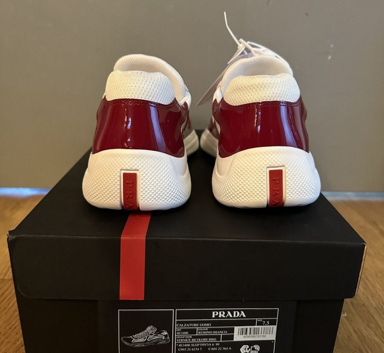 Prada Americas Cup Patent Sneaker