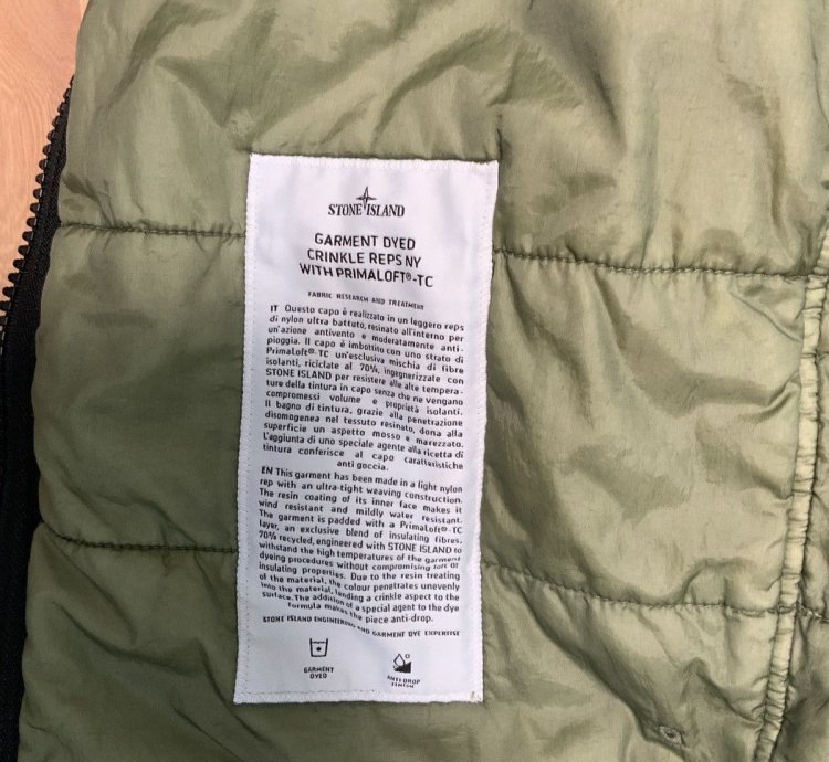 Stone Island Hooded Bomber Jacket