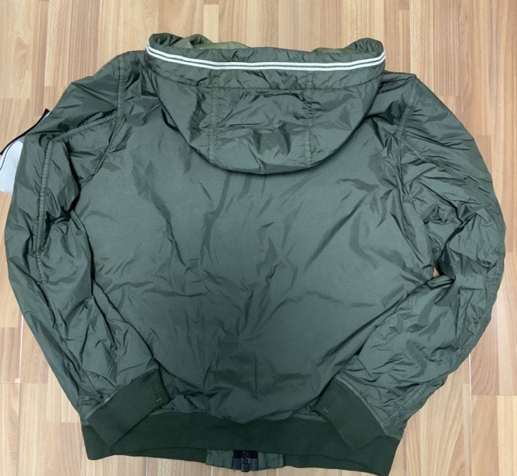 Stone Island Hooded Bomber Jacket