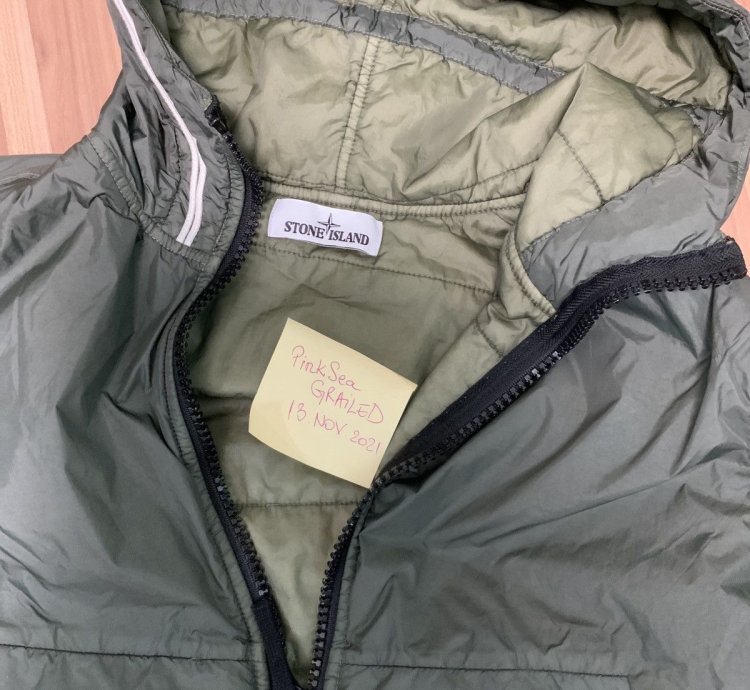 Stone Island Hooded Bomber Jacket