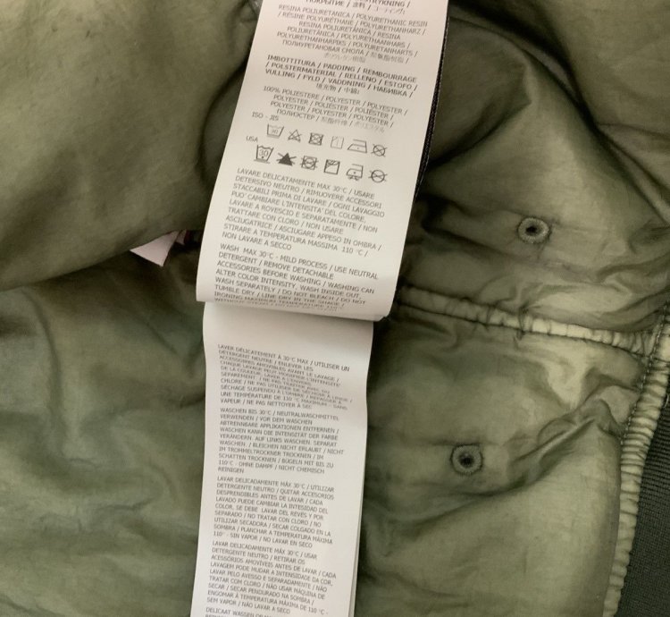 Stone Island Hooded Bomber Jacket