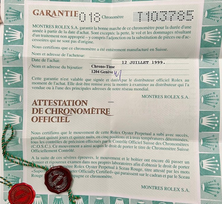 Rolex Datejust 36 Owned Since New 1999 Never Worn Original Box Paperwork