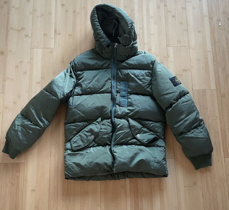 Stone Island Hooded Reflective Bomber